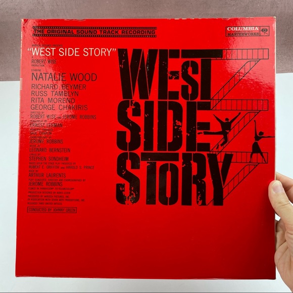 West Side Story Original Soundtrack Vinyl Record Music Natalie Wood Columbia - Picture 4 of 8